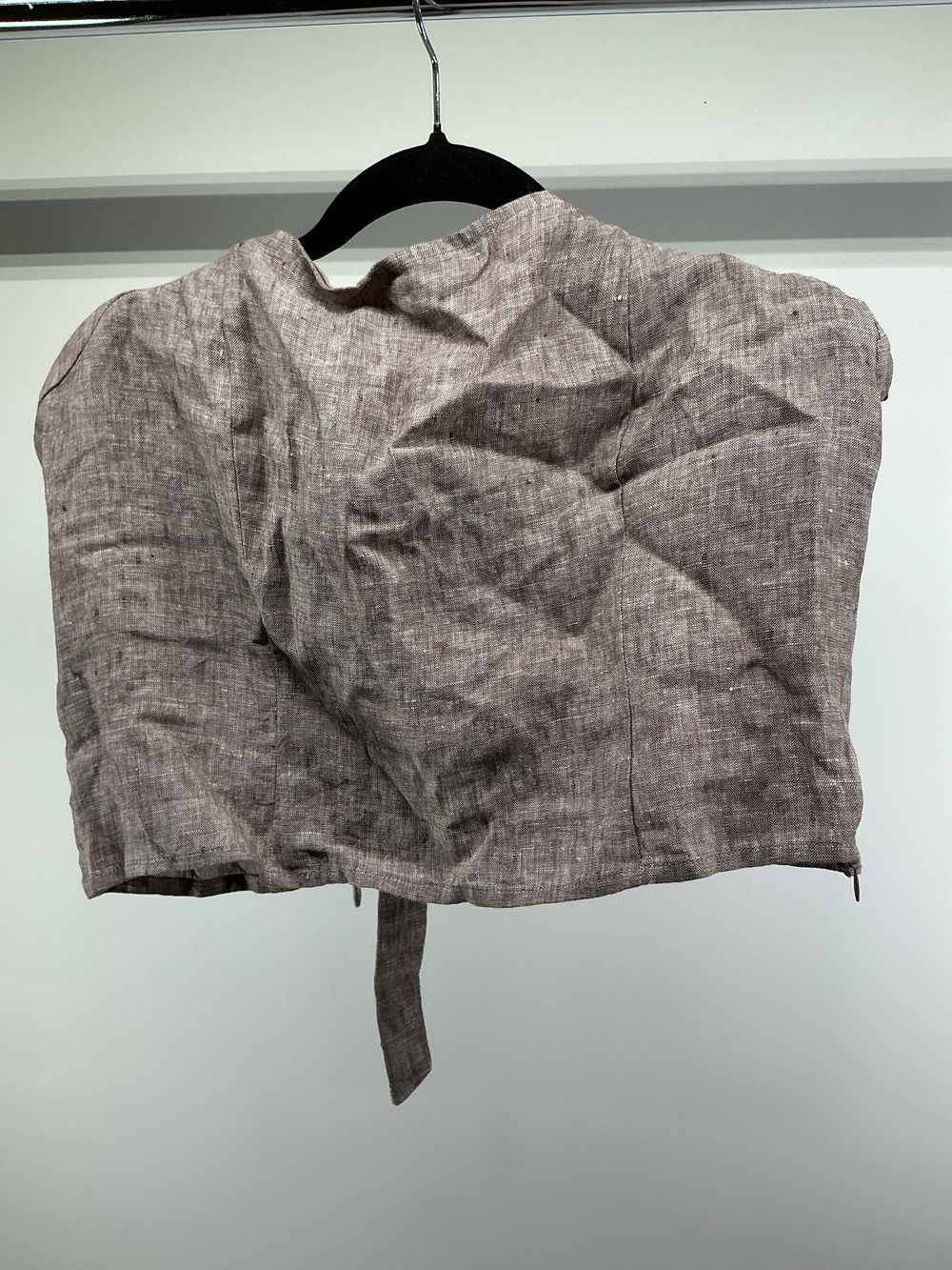 100% European Linen Halter Top